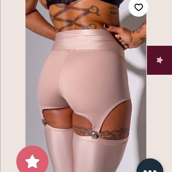 Sorte Store - Provocative Mind Garter leggings - medium - NEW - Picture 4 of 15